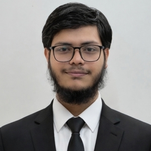 A handsome man in suit